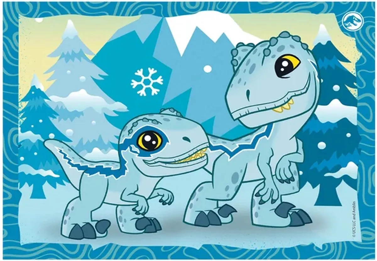 Clementoni Jurassic World 4-in-1 Puzzel - 72 Stuks - 4 Puzzels
