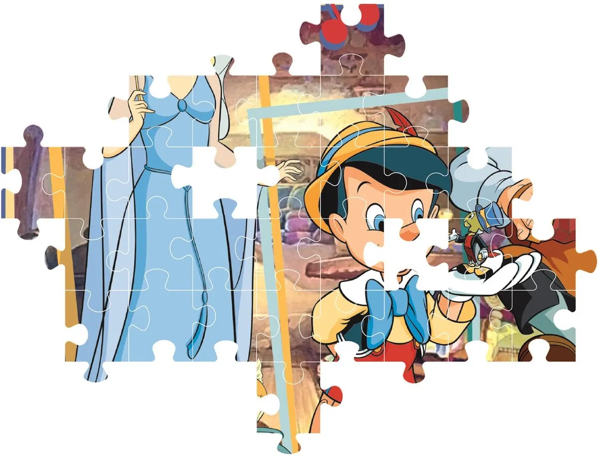 Clementoni Pinocchio Kinderpuzzel 104 Stukjes - Multikleur