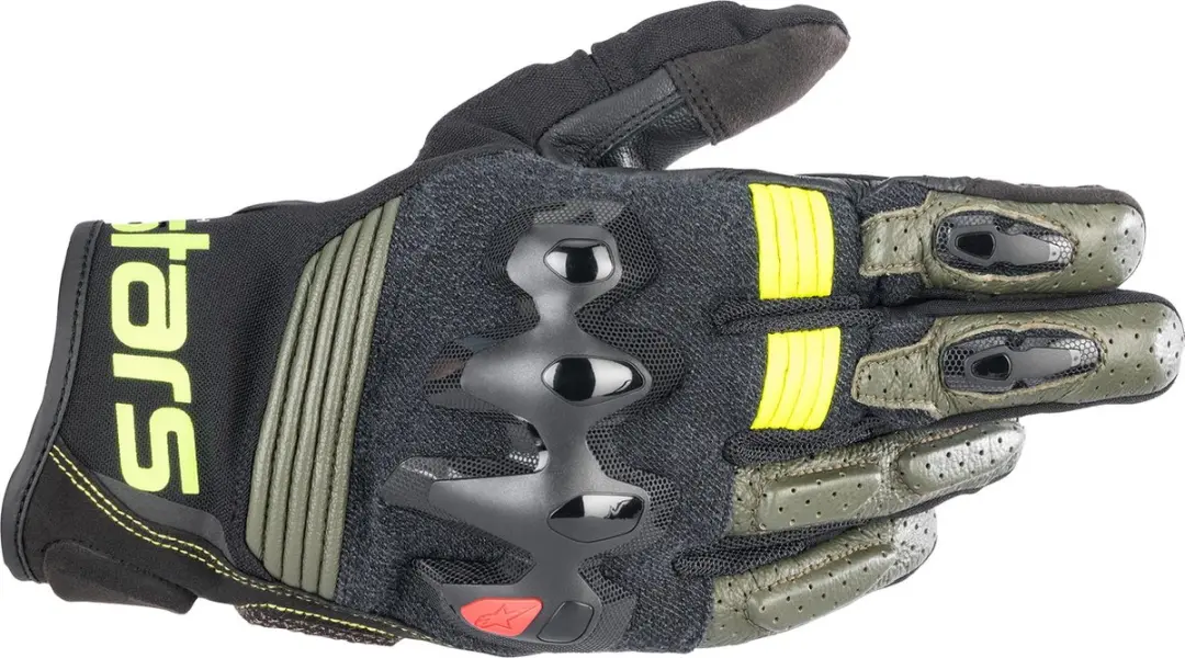 Alpinestars Halo Forest Handschoen 3XL - Zwart/Groen/Fluo