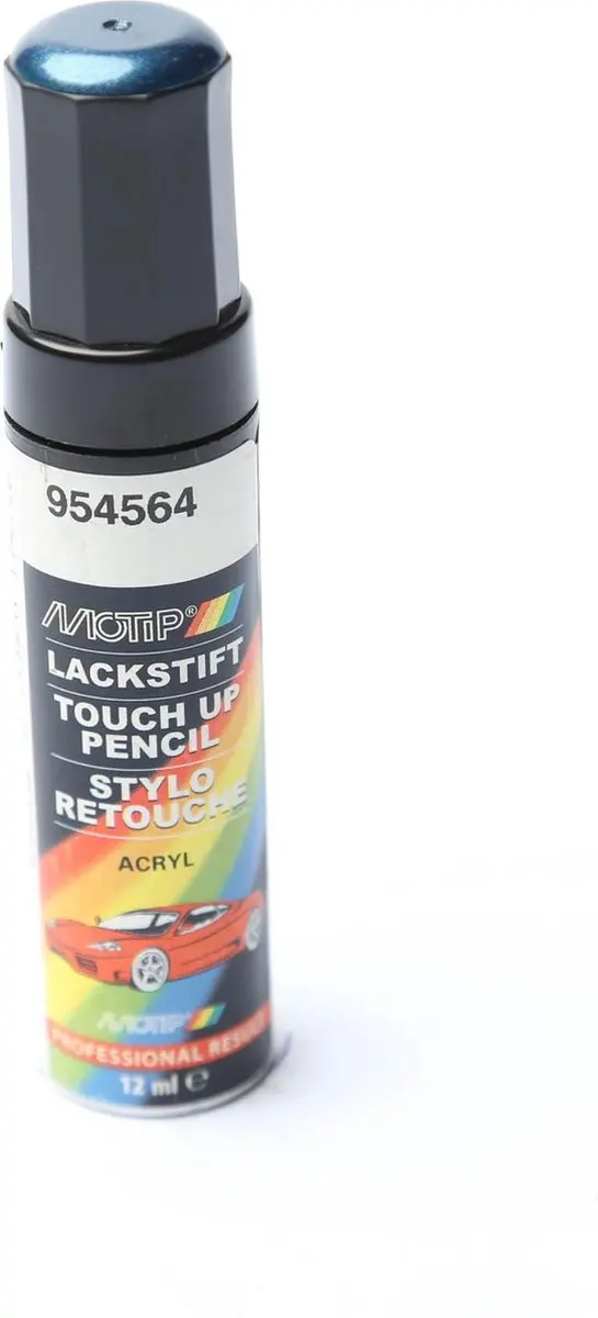Motip Auto Lakstift Blauw Metallic 12ml