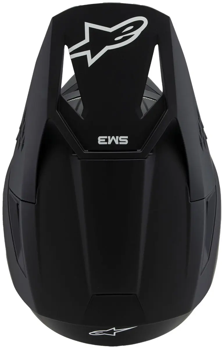 Alpinestars S-M3 Youth Solid Mat Zwart Offroad Helm