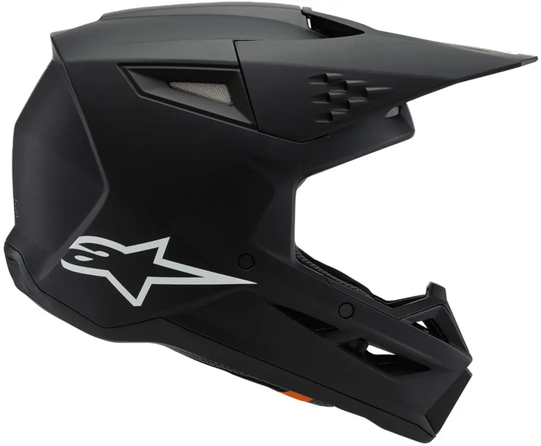 Alpinestars S-M3 Youth Solid Mat Zwart Offroad Helm