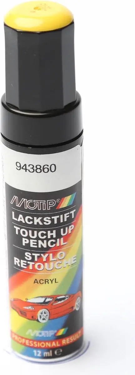 Motip 943860 Auto Lakstift Geel 12ml