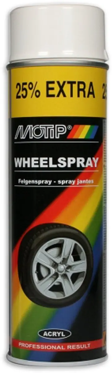 Motip Velgenlak Witte Spuitbus 500ml