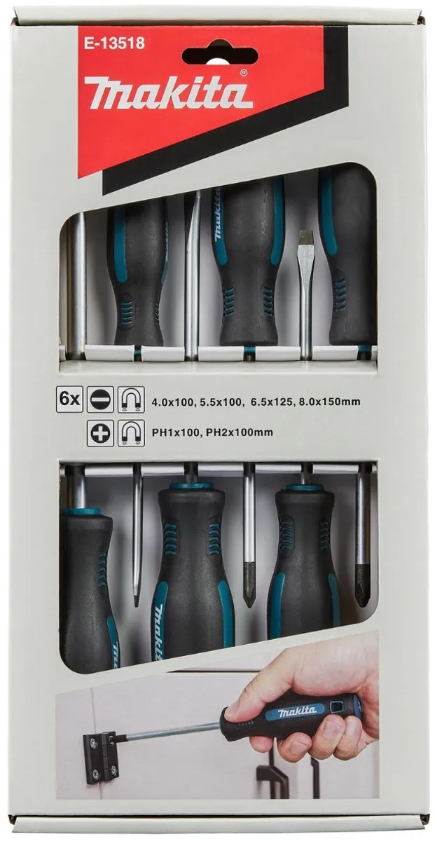 Makita E-13518 Schroevendraaierset 6-delig