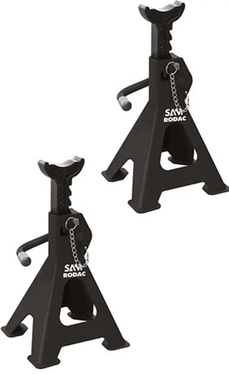 RODAC TLGSCG2 Assteunen 2000kg - Veiligheidspin - 2 Stuks