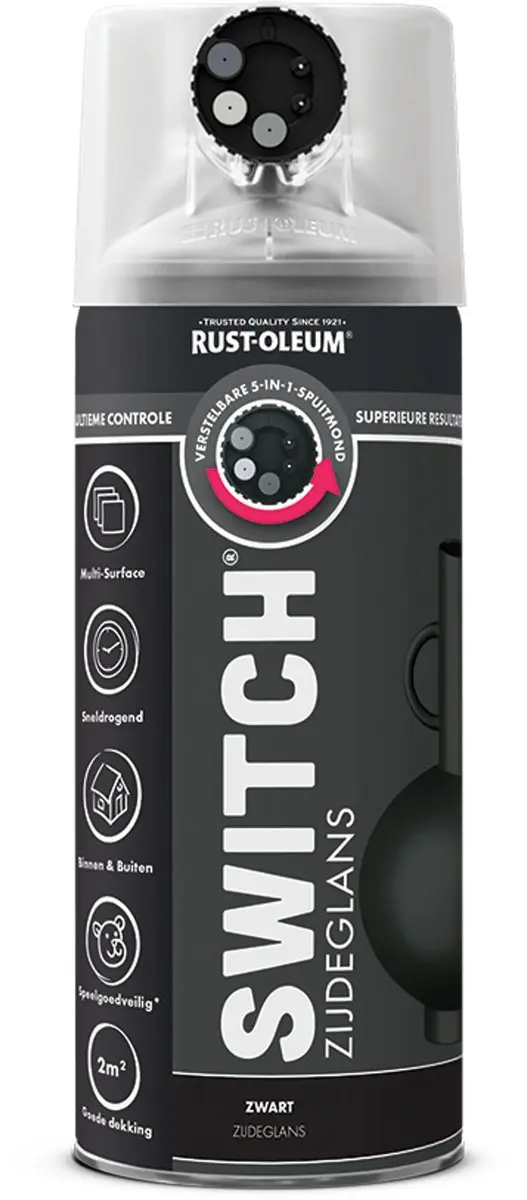 Rust-Oleum Switch Spuitbus Verf Zijdeglans 400ml