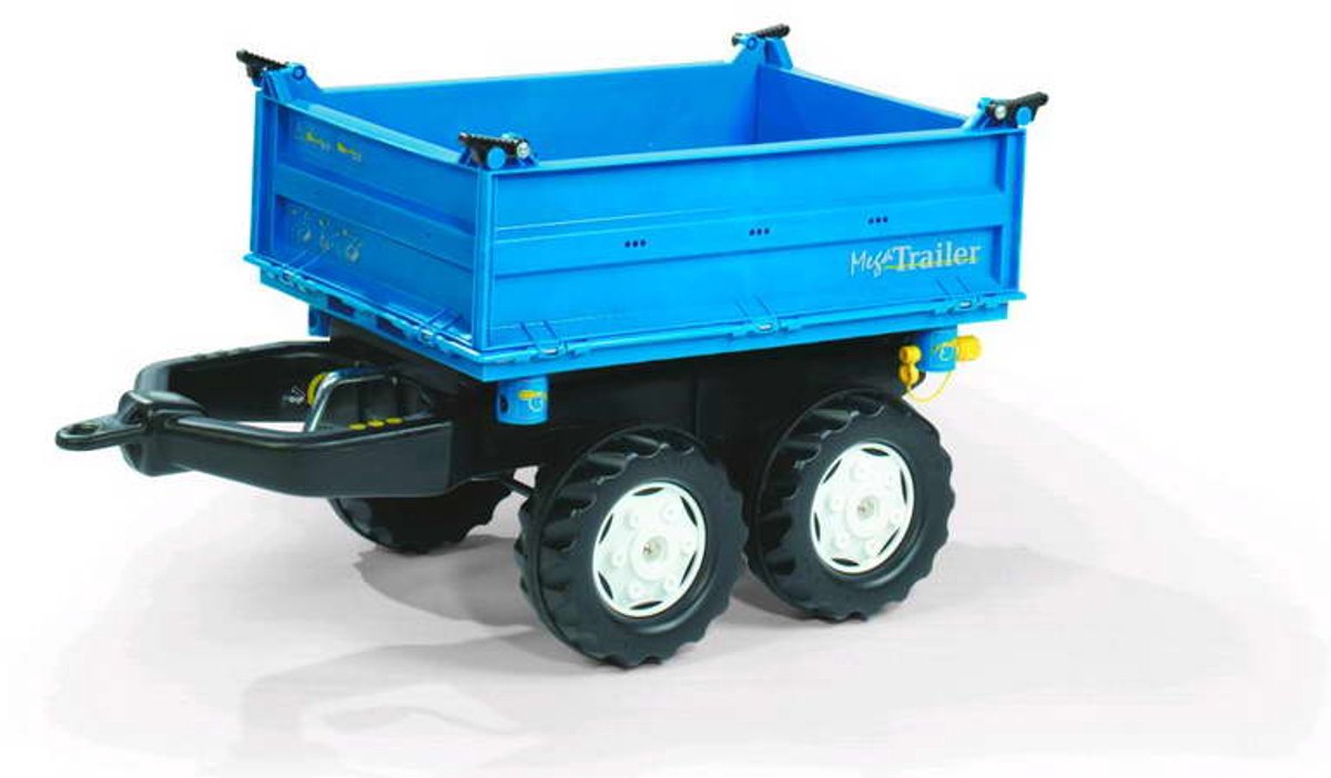 Rolly Toys Mega Aanhanger - Blauw
