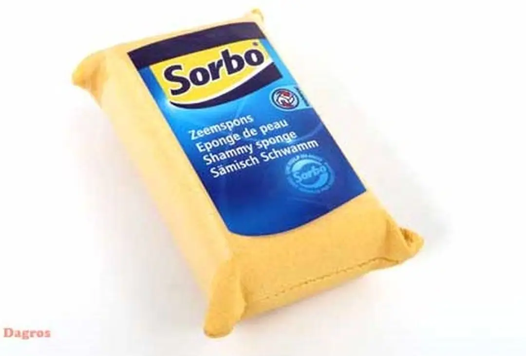 Sorbo Natuurzeemspons 10x14x3,5cm - Geel - 5 Stuks