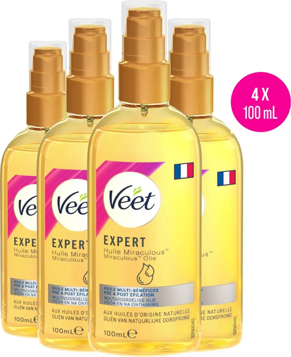 Veet Voedende Olie Arganolie 400ml (4x100ml)