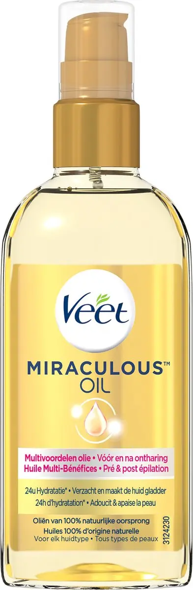 Veet Voedende Olie Arganolie 400ml (4x100ml)
