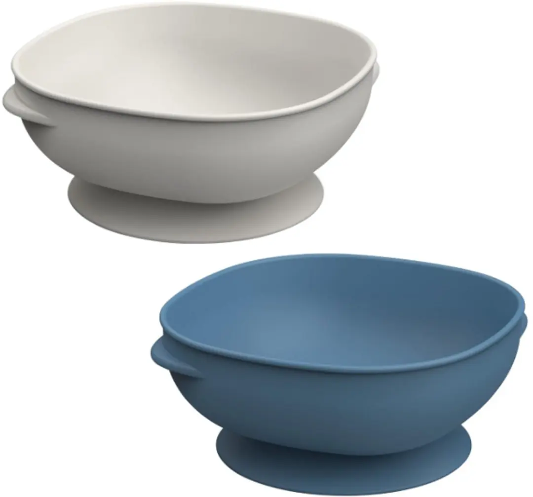 Dr. Brown's No-Slip Zuignap Kommen 2 Stuks - Blue/Gray
