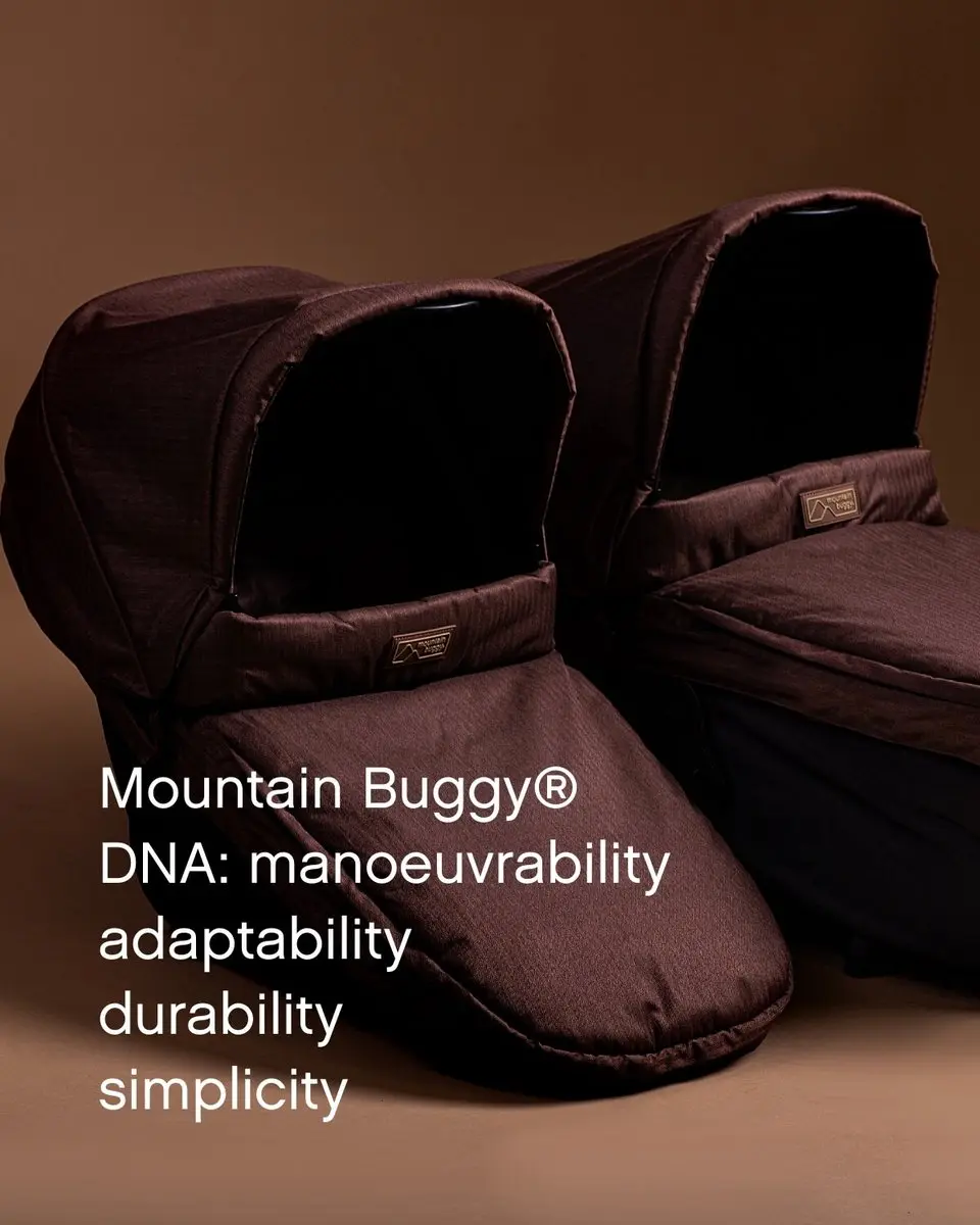 Mountain Buggy Carrycot Plus Heritage Collection V4 Reiswieg & Peuterzitje - Zwart Caviar