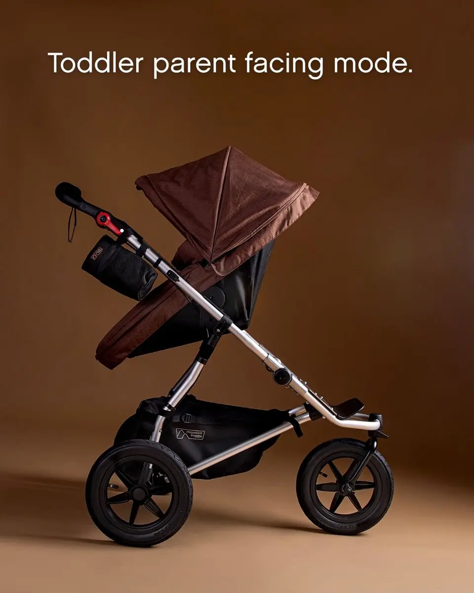 Mountain Buggy Carrycot Plus Heritage Collection V4 Reiswieg & Peuterzitje - Zwart Caviar