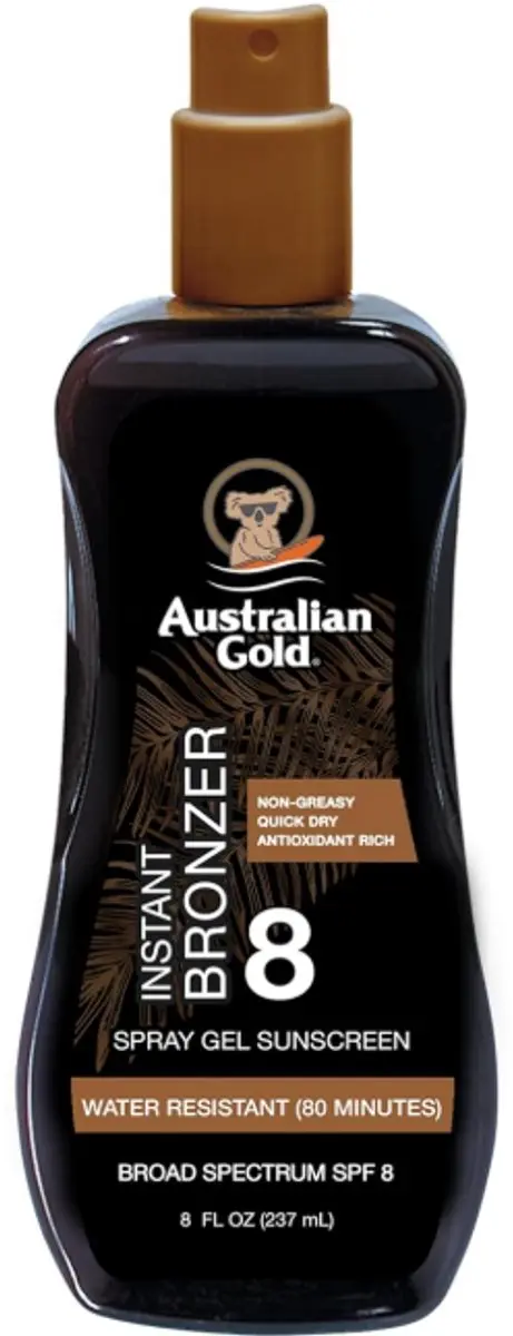 Australian Gold Spray Gel Zonnebrand SPF 8 237ml