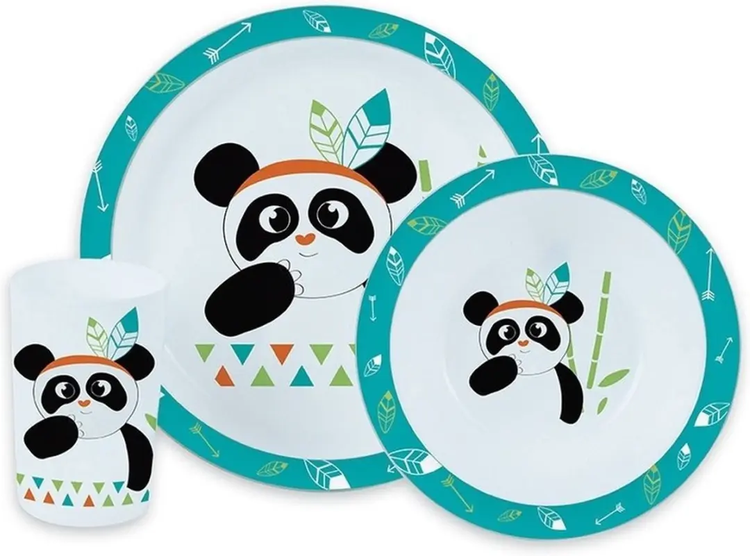Panda Ontbijtset 3-delig