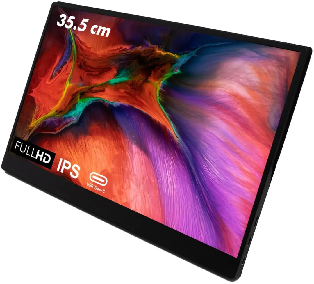 Pora&Co Draagbaar Game Monitor 14 Inch