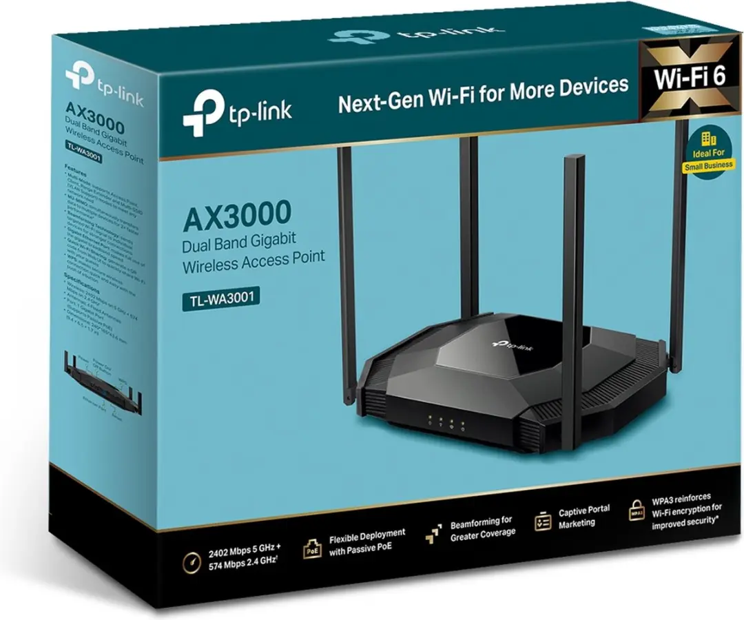 TP-Link TL-WA3001 Toegangspunt - 2402 Mbit/s - Zwart