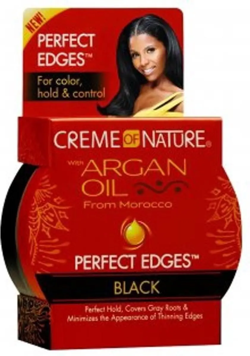 Creme of Nature Argan Oil Perfect Edges 64g - Zwart