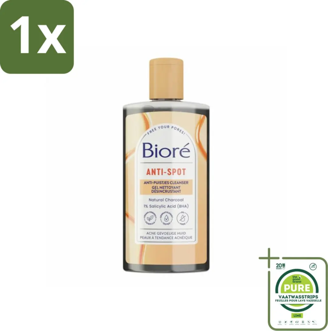 Bioré Houtskool Anti-Puistjes Reinigingsgel 200ml
