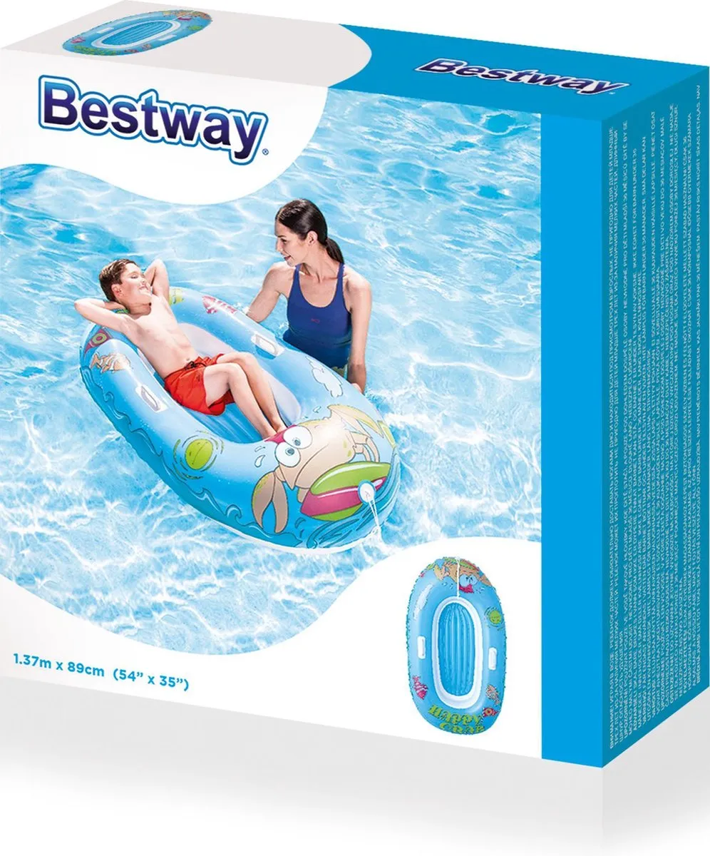 Bestway Kinderboot 119x79cm Multicolor - afbeelding 4 van 6