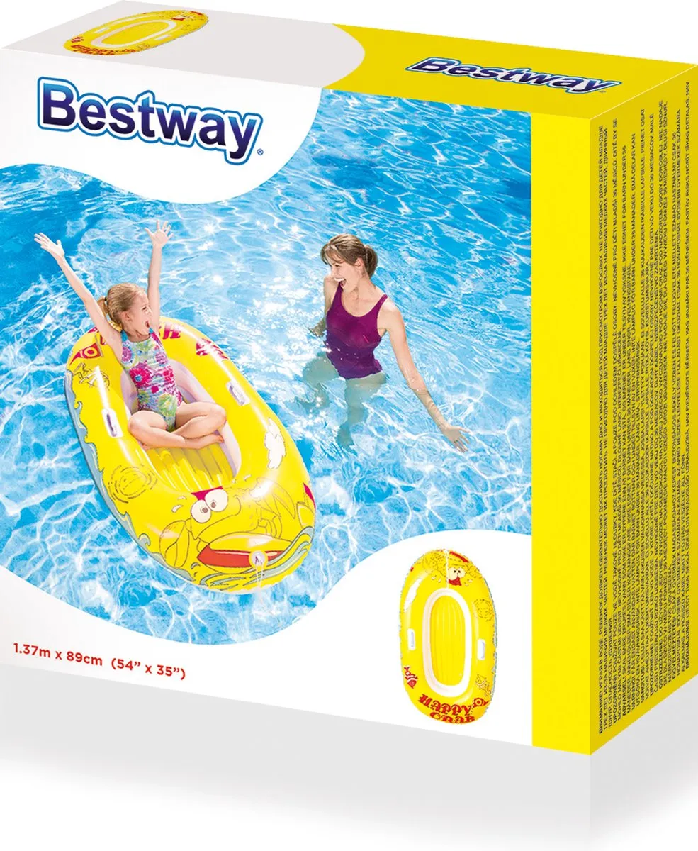 Bestway Kinderboot 119x79cm Multicolor - afbeelding 3 van 6