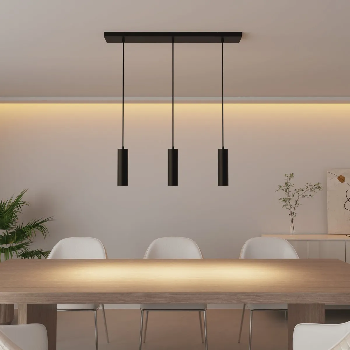 Calex Hanglamp GU10 3-Lichts - Zwart