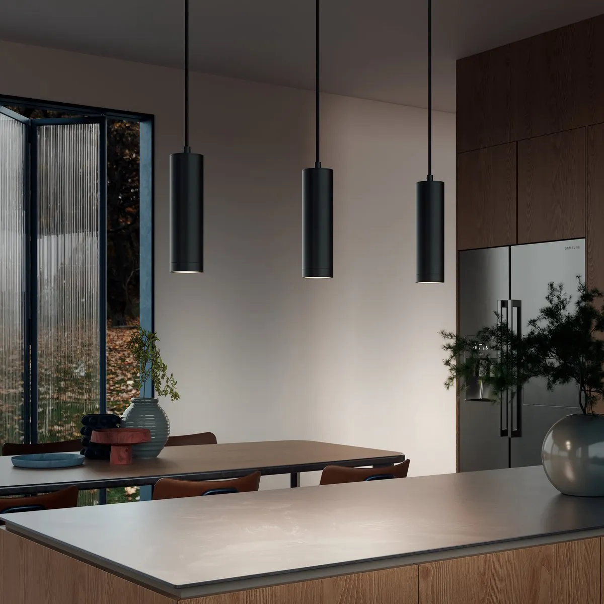 Calex Hanglamp GU10 3-Lichts - Zwart