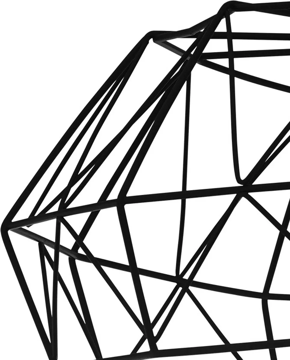 Eglo Padstow Plafondlamp E27 - Ø45,5cm - Zwart/Bruin