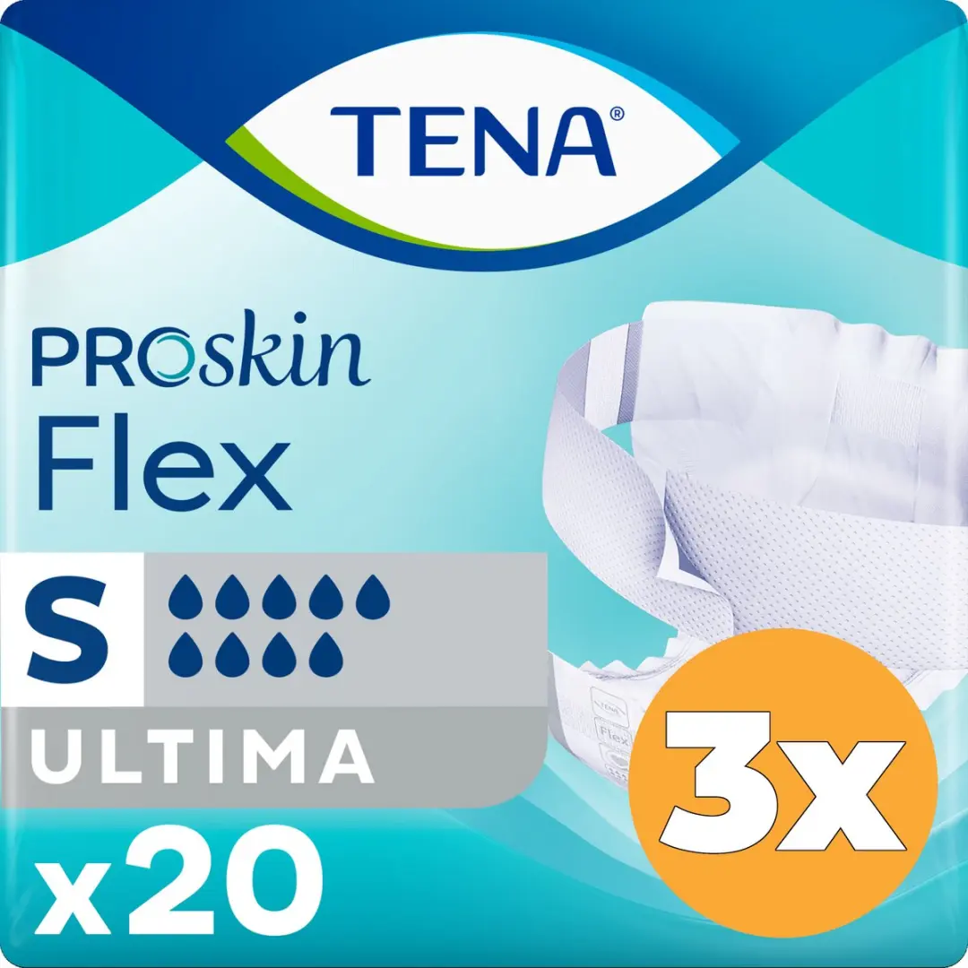 TENA Proskin Flex Ultima Small - 60 Stuks - afbeelding 6 van 6