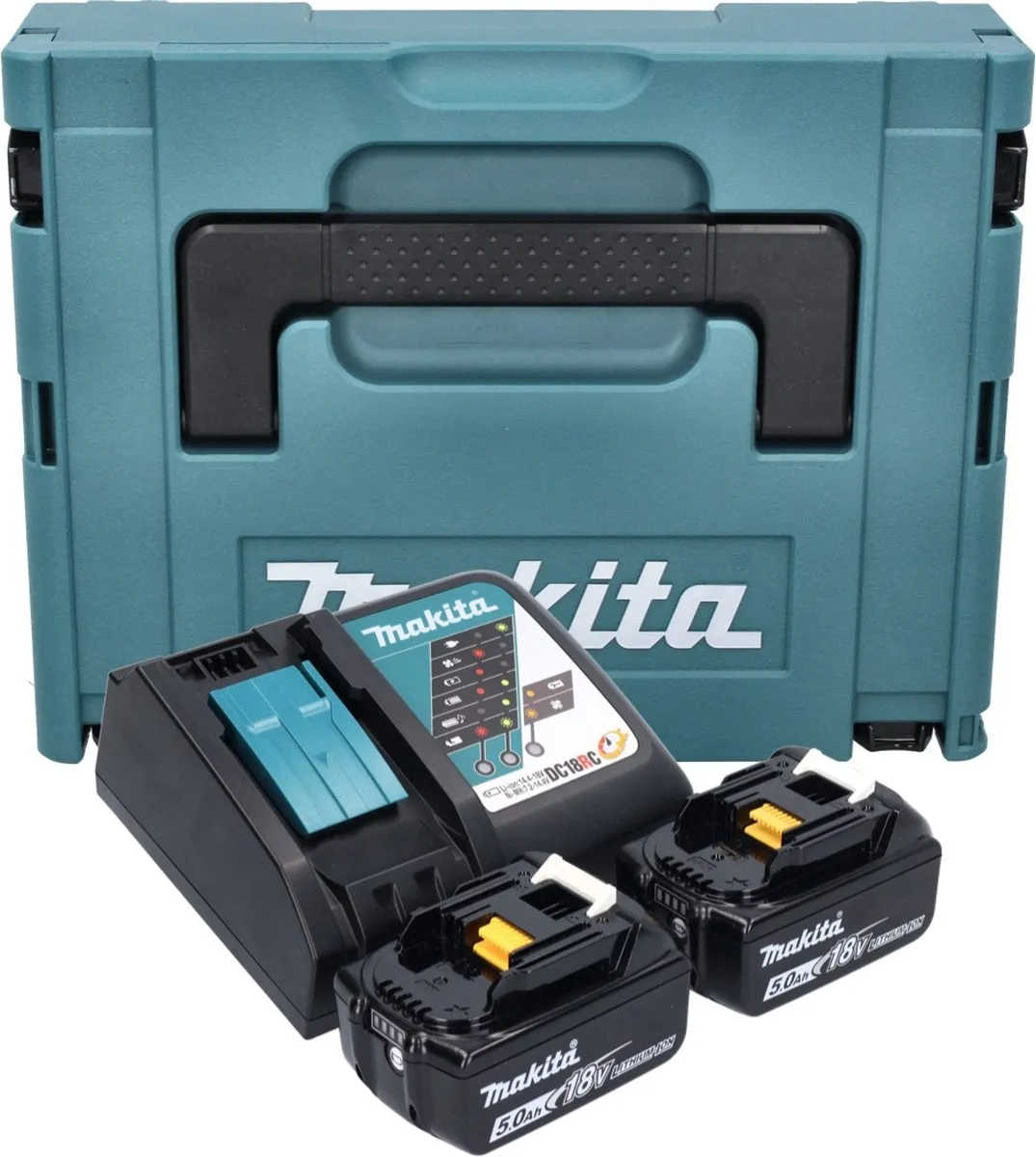 Makita 197624-2 Starterset 18V 5.0Ah - 2x Accu + Lader