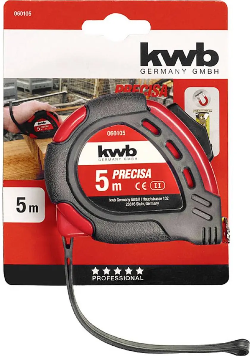 KWB Rolmaat 5m - Staal/Kunststof