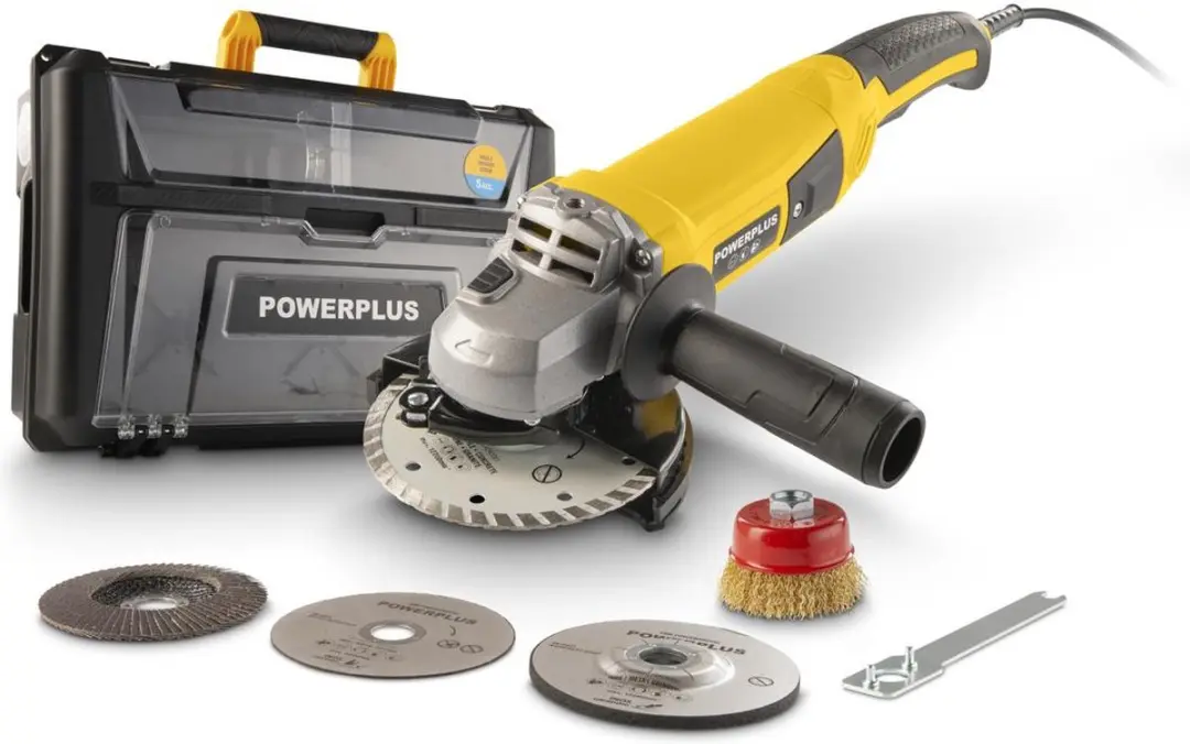 Powerplus Haakse Slijper POWXBOX015 1200W