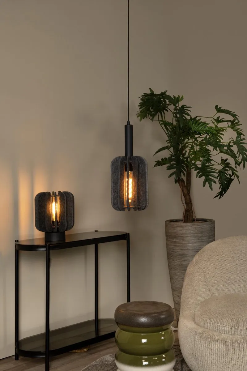 Lucide Rafal Hanglamp Ø20cm - Grijs