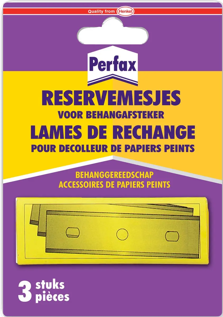 Perfax Reservemessen Behangafsteker - 3 Stuks