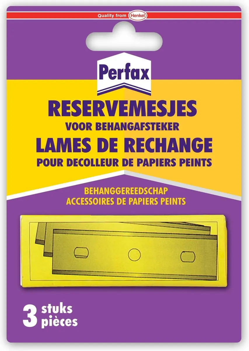 Perfax Reservemessen Behangafsteker