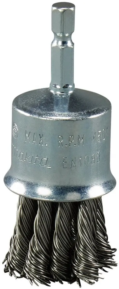 Makita Penseelborstel Zeskant 1/4x28mm RVS D-76766