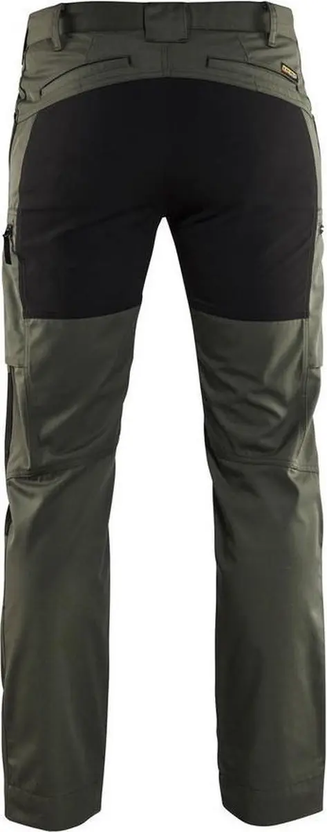 Blåkläder Service Werkbroek 1459-1845 - Maat 56 - Army Groen/Zwart - afbeelding 6 van 6