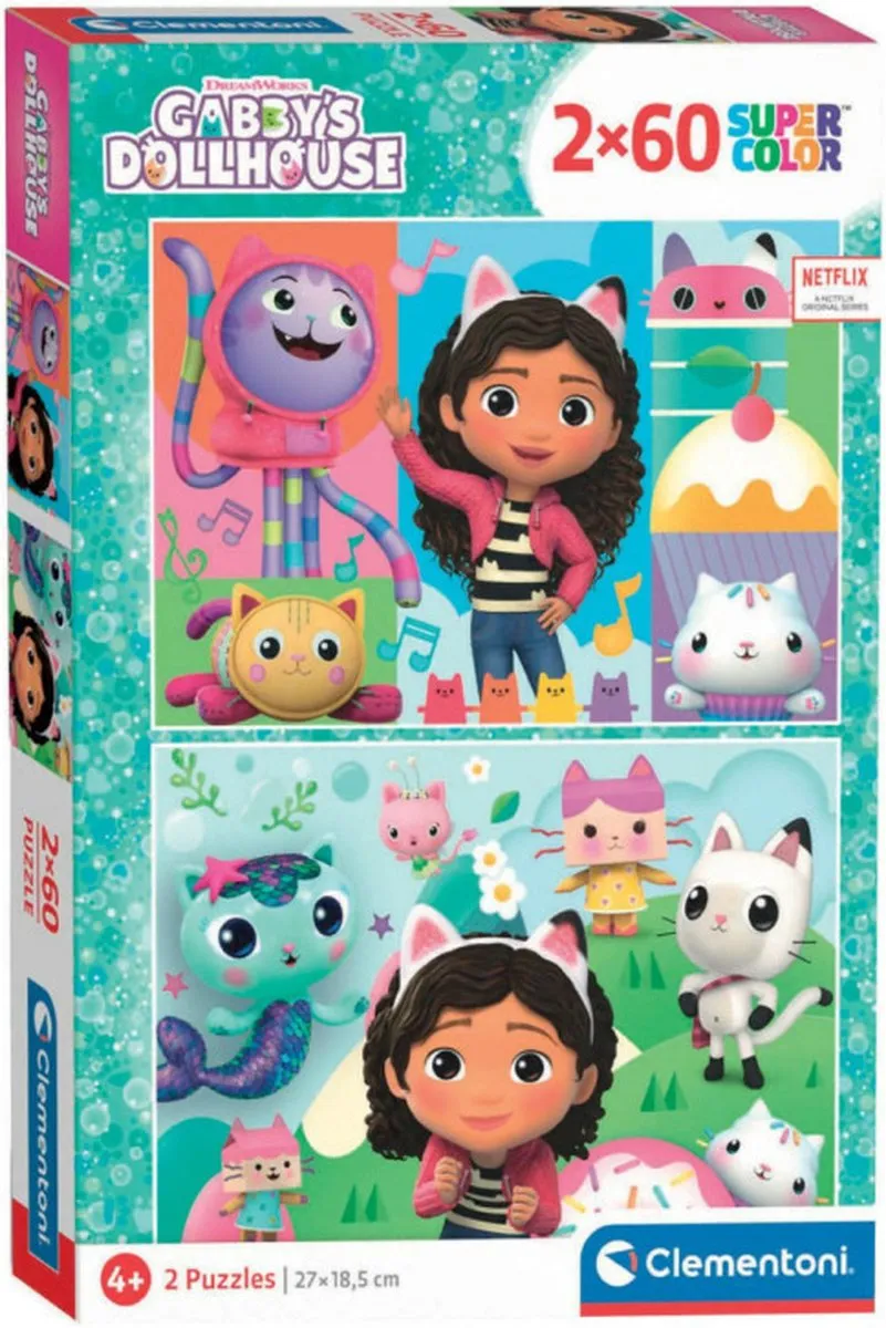 Clementoni Gabby's Dollhouse Puzzel 120 Stuks - Multicolor