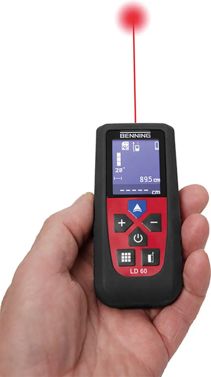 Benning LD 60 Laserafstandsmeter 60m - Kleurendisplay