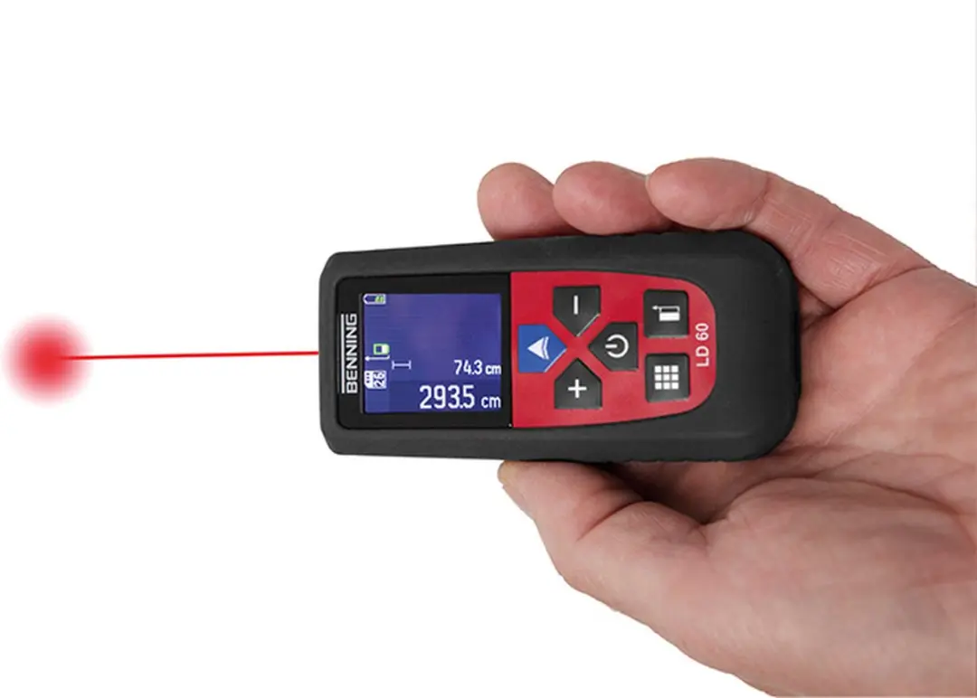 Benning LD 60 Laserafstandsmeter 60m - Kleurendisplay