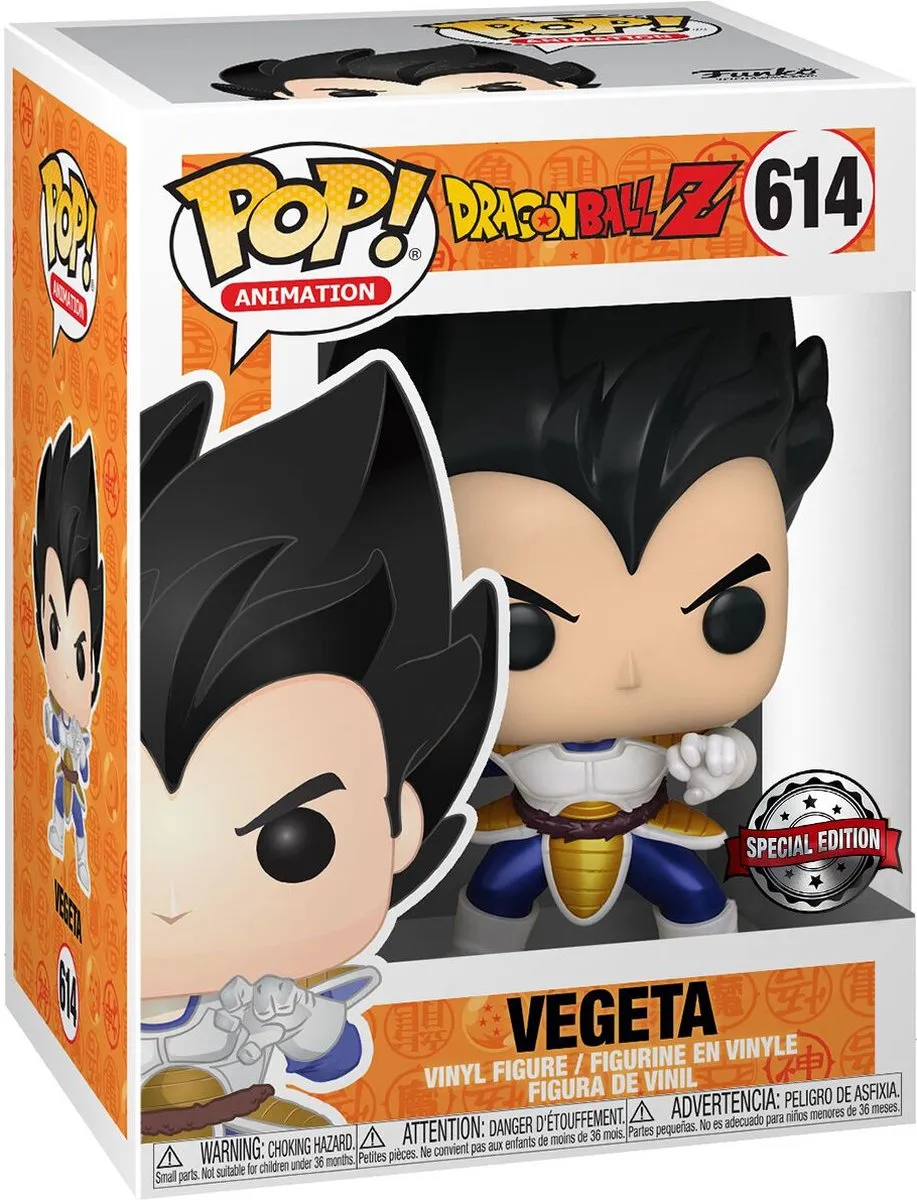 Funko POP! & Tee Box Vegeta - Grijs