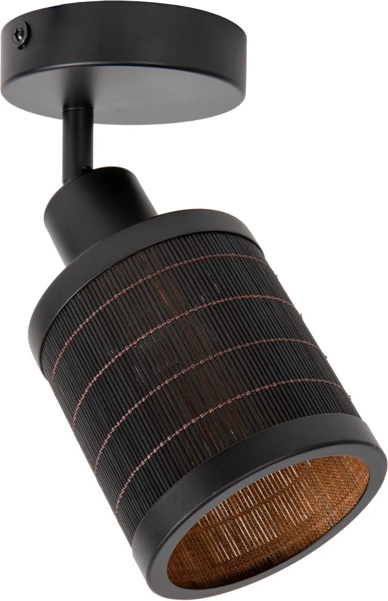 Lucide Tagalog Plafondspot Ø10cm - E27 - Zwart