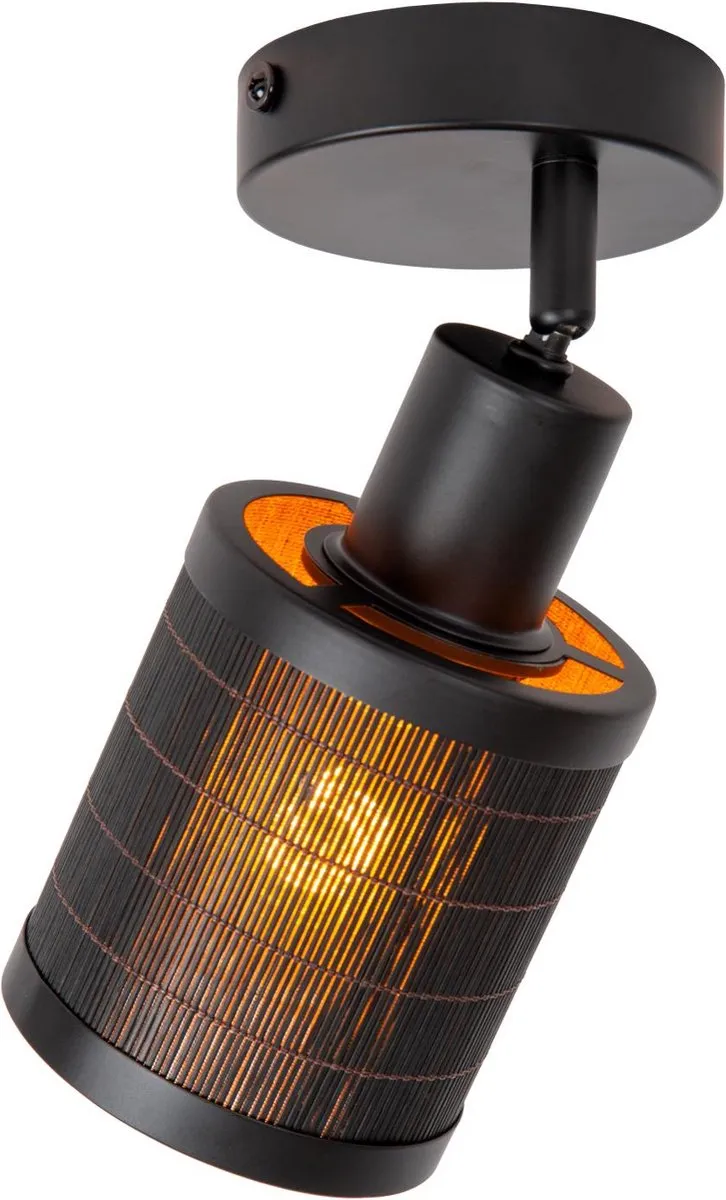 Lucide Tagalog Plafondspot Ø10cm - E27 - Zwart