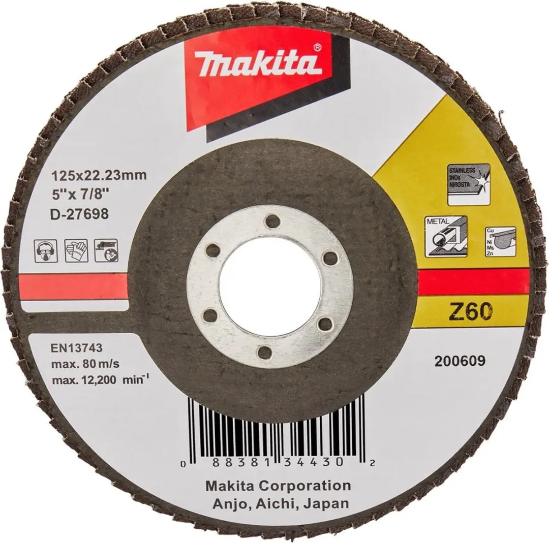 Makita Schuursch.125x22mm K60 Uni-FZ