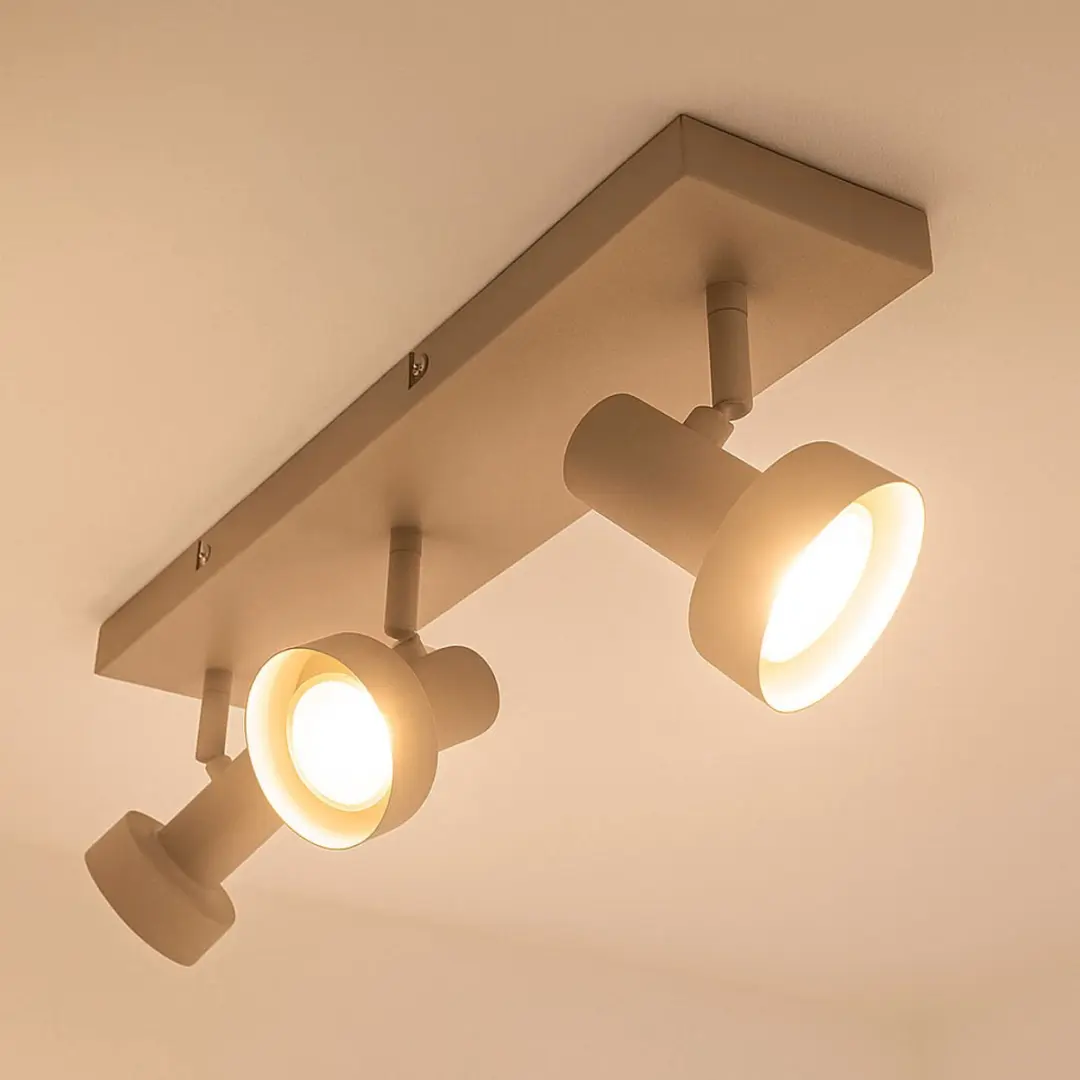 Freelight Spot Lunata 3 Lichts 50cm - Warm Wit - Beige