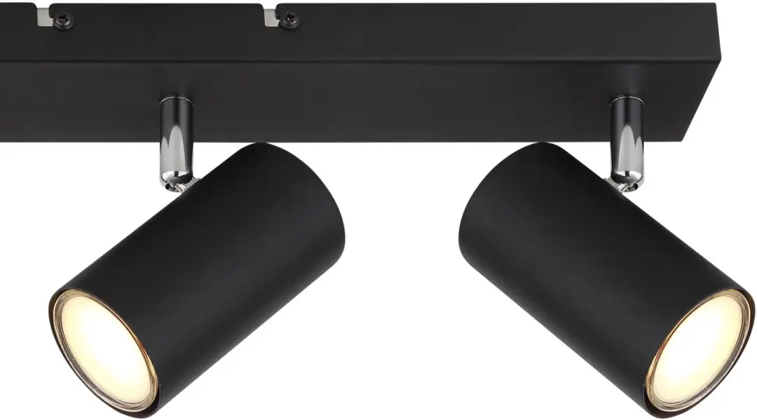 Globo Robby Opbouwspots 3x GU10 41cm - Zwart - afbeelding 6 van 6