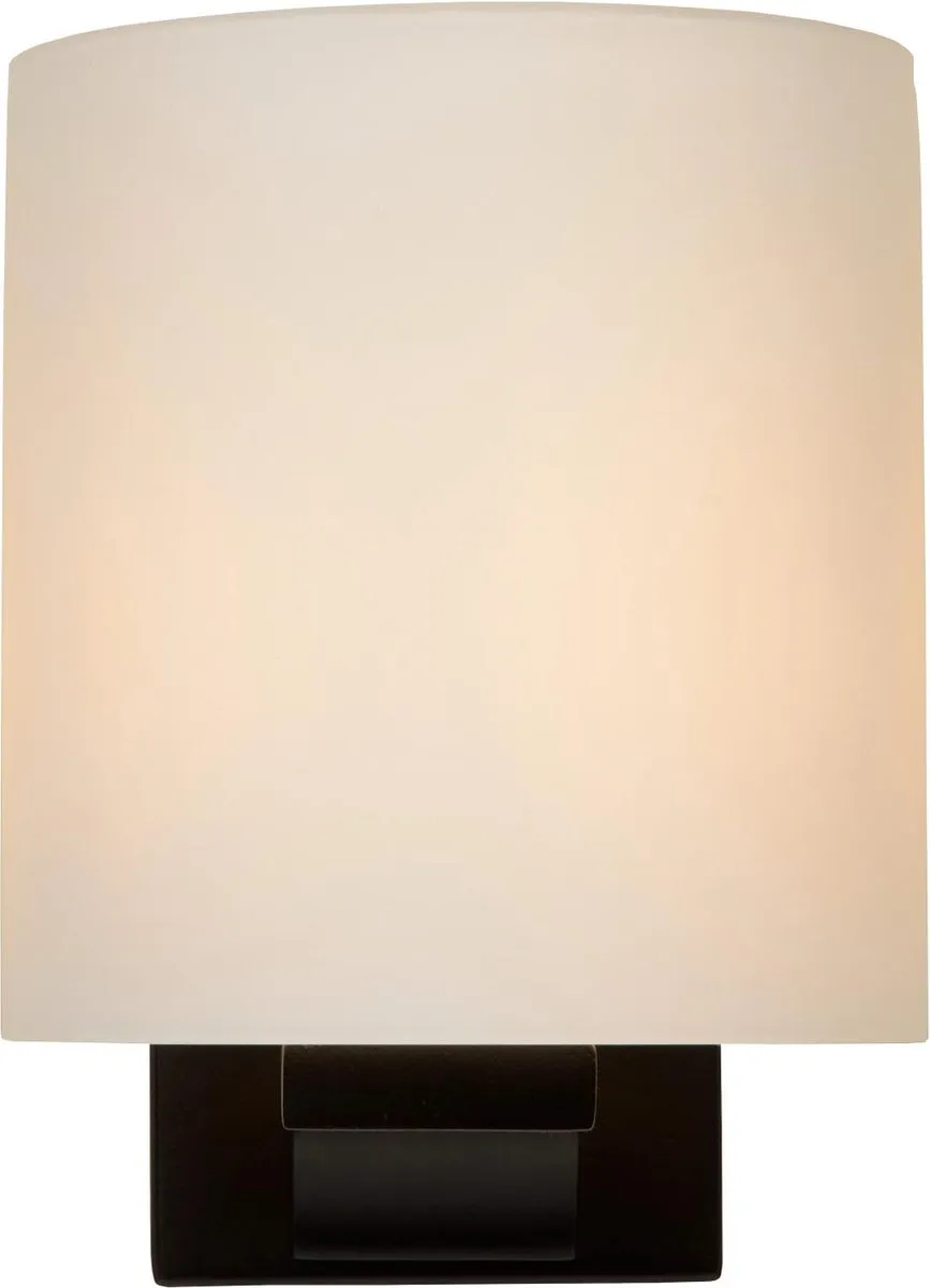 Lucide JENNO Wandlamp Badkamer 1xG9 - IP44 - Zwart