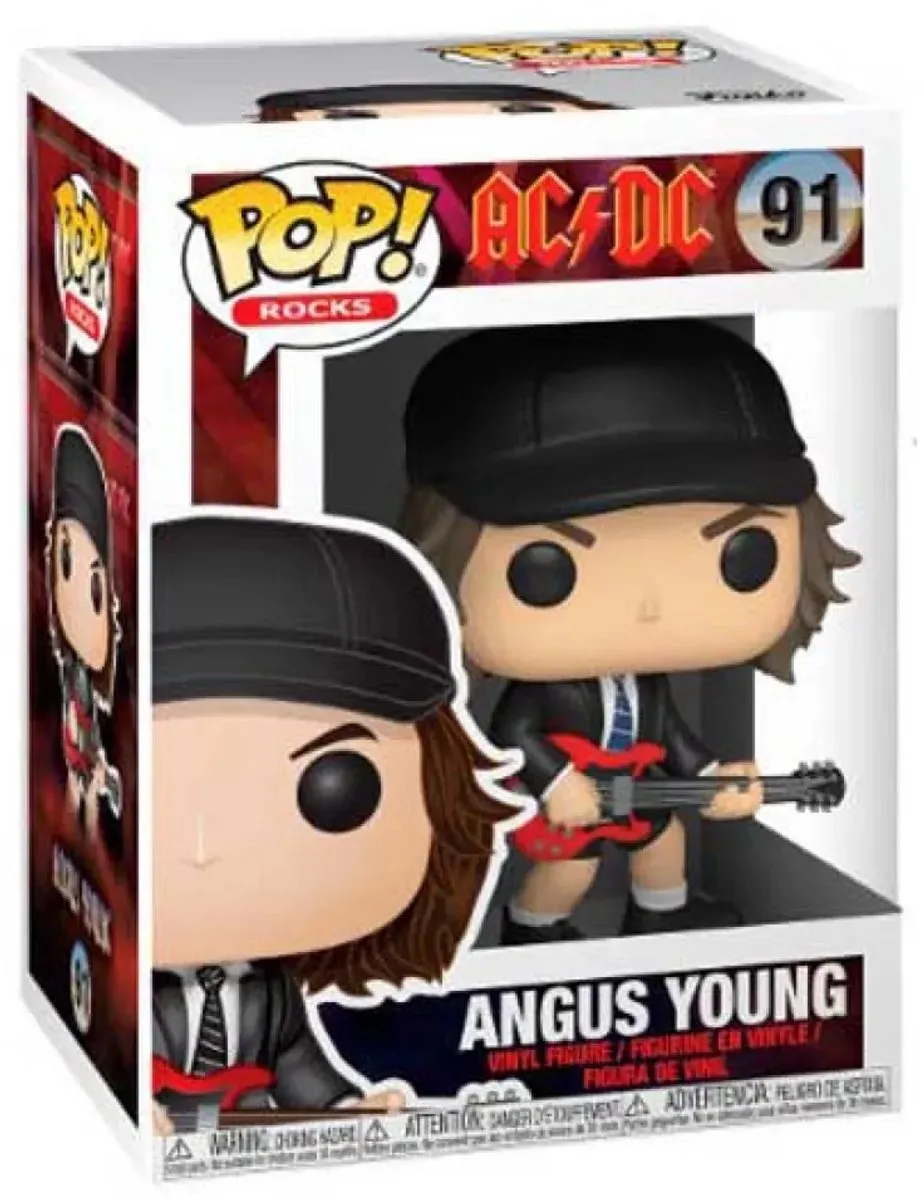 Funko Pop! Angus Young AC/DC Rocks - 10cm - Multicolor