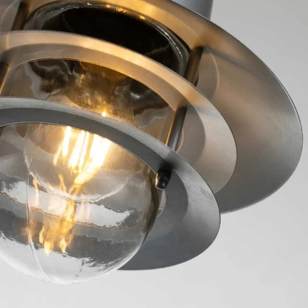 Elstead Lighting Copenhagen LED Hanglamp - 60W - IP44 - Dimbaar - Zilver